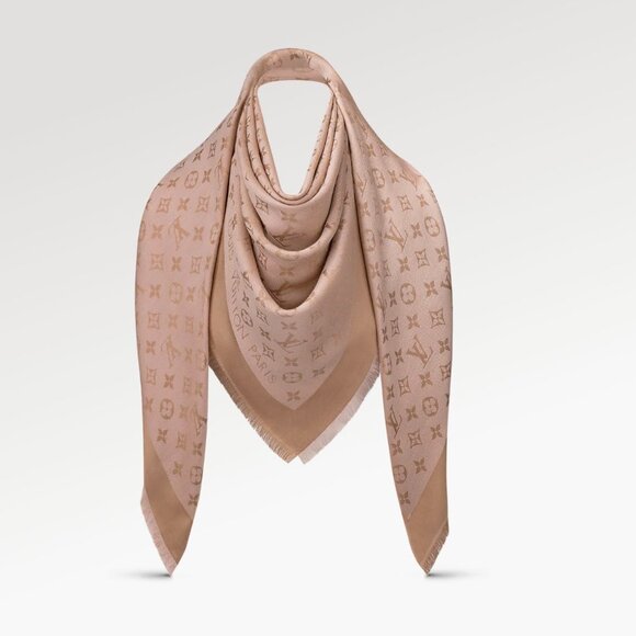 Louis Vuitton Monogram Denim Shawl - NEW! - Picture 1 of 8